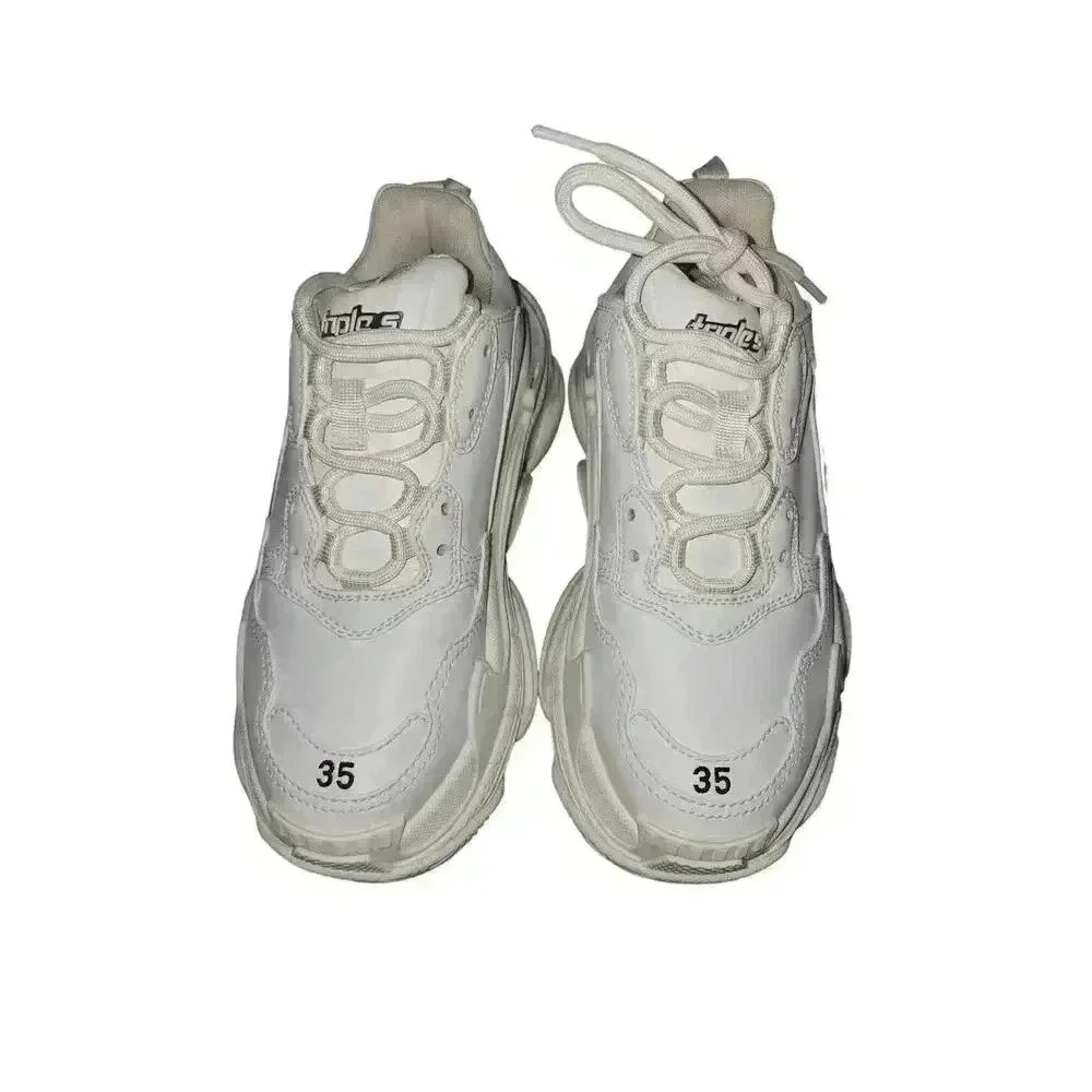 Balenciaga White Triple S In 35 Sneakers USA 5 - Picture 3 of 9